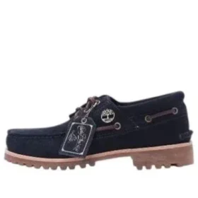 3-Eye Lug Boat « Dark Blue Suede »