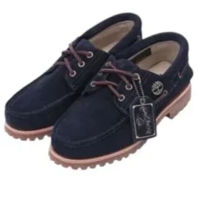 3-Eye Lug Boat « Dark Blue Suede »
