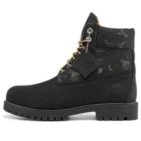6-Inch Boot « Nubuck noir avec camouflage »