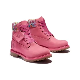 6-Inch Boot « Pink » en tissu Liberty