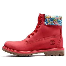 6-Inch Boot « Red » en tissu Liberty
