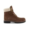 6-Inch Premium Waterproof Boot de 15 cm « Marron et Fleece Collar »