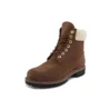 6-Inch Premium Waterproof Boot de 15 cm « Marron et Fleece Collar »