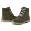 6-Inch Premium Waterproof Boot larges de 15 cm « Nubuck olive »