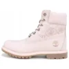 6-Inch Premium Waterproof Boot à motif gaufré de 15 cm « Pink »