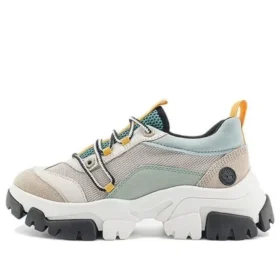 Baskets Adley Way « Nubuck blanc et gris »