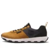 Baskets basses en cuir Winsor Trail « Blé »