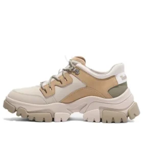 Baskets à lacets Adley Way Low « Beige Nubuck »