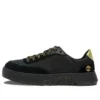 Baskets Oxford en cuir et tissu Supaway « Noir et or »