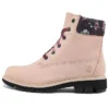 Botte imperméable Lucia Way 6-Inch Boot avec breloques « Nubuck rose clair »