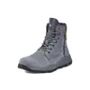 Bottes Brooklyn à fermeture éclair latérale « Nubuck gris moyen »