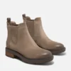 Bottes Chelsea mi-hautes Brimfield pour femme – Cuir suédé marron