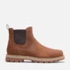 Bottes Chelsea mi-hautes Britton Road pour homme – Cuir pleine fleur rouille