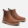 Bottes Chelsea mi-hautes Britton Road pour homme – Cuir pleine fleur rouille