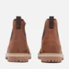 Bottes Chelsea mi-hautes Britton Road pour homme – Cuir pleine fleur rouille