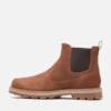 Bottes Chelsea mi-hautes Britton Road pour homme – Cuir pleine fleur rouille