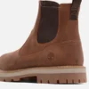 Bottes Chelsea mi-hautes Britton Road pour homme – Cuir pleine fleur rouille