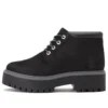 Bottes Chukka imperméables à semelle compensée Stone Street Premium « Noir Nubuck »