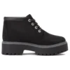 Bottes Chukka imperméables à semelle compensée Stone Street Premium « Noir Nubuck »
