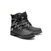 Bottes de 15 cm en tissu et cuir Premium « Sangles à logo noires »
