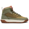 Bottes de randonnée imperméables GreenStride Motion 6 « Deep Green Nubuck »