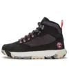 Bottes de randonnée imperméables GreenStride Motion 6 Mid en tissu et cuir « Noir »