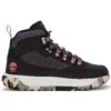 Bottes de randonnée imperméables GreenStride Motion 6 Mid en tissu et cuir « Noir »