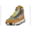 Bottes de randonnée imperméables GreenStride Motion 6 Mid en tissu et cuir « Vert olive »