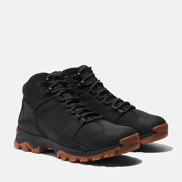 Bottes de randonnée à lacets mi-hautes Mt. Maddsen pour homme – Noir Bottes de randonnée à lacets mi-hautes Mt. Maddsen pour homme – Noir