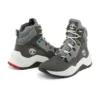 Bottes de sport à fermeture éclair latérale et coupe large Madbury « Grey Nubuck »