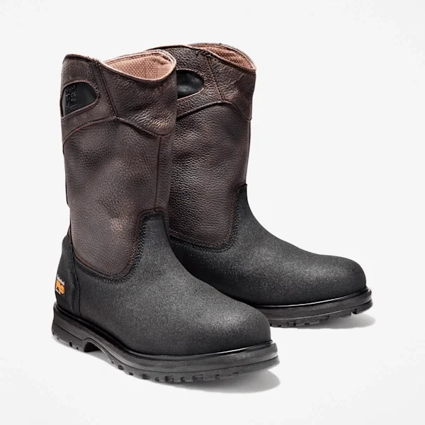 Bottes de travail à embout d’acier Powerwelt pour homme, à enfiler Bottes de travail à embout d’acier Powerwelt pour homme, à enfiler