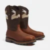 Bottes de travail imperméables à bout souple True Grit « Live Free or Die » pour homme, à enfiler
