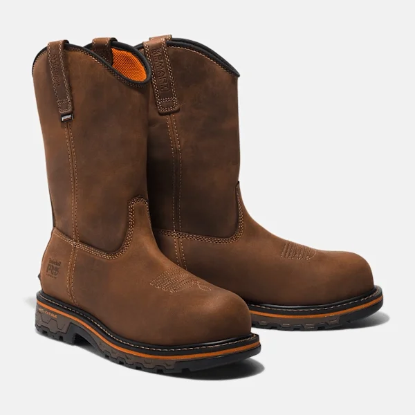 Bottes de travail imperméables à embout composite True Grit Pull on pour homme Bottes de travail imperméables à embout composite True Grit Pull on pour homme
