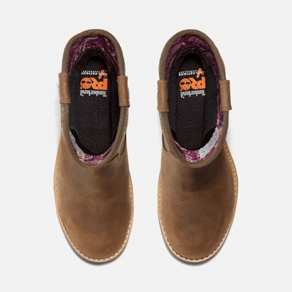 Bottes de travail imperméables à enfiler Ashlar pour femmes, à embout en alliage Bottes de travail imperméables à enfiler Ashlar pour femmes, à embout en alliage
