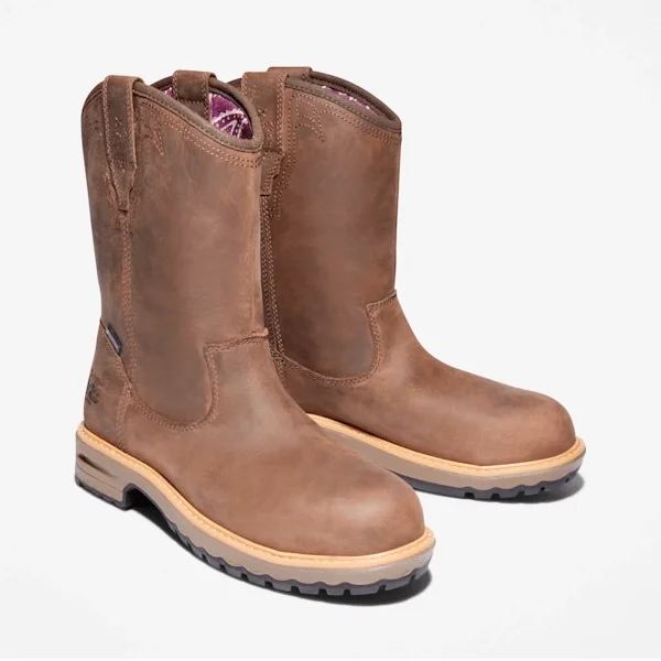 Bottes de travail imperméables à enfiler Ashlar pour femmes, à embout en alliage Bottes de travail imperméables à enfiler Ashlar pour femmes, à embout en alliage