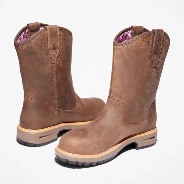 Bottes de travail imperméables à enfiler Ashlar pour femmes, à embout en alliage Bottes de travail imperméables à enfiler Ashlar pour femmes, à embout en alliage
