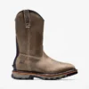 Bottes de travail imperméables à enfiler True Grit pour homme – Café