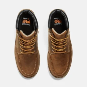Bottes de travail imperméables Gridworks 6 pouces pour homme – Marron doré