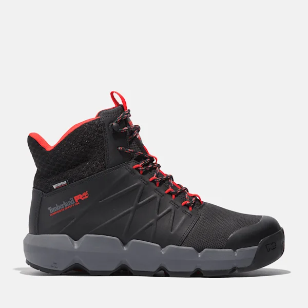 Bottes de travail Morphix 6-Inch Boot à embout composite pour homme – Noir/Rouge Bottes de travail Morphix 6-Inch Boot à embout composite pour homme – Noir/Rouge