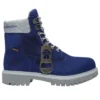 Bottes de travail PRO x Pabst Blue Ribbon à bout souple de 15 cm « Blue Nubuck »