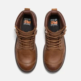 Bottes de travail Whitman 6-Inch Boot à bout souple pour homme – Marron moyen