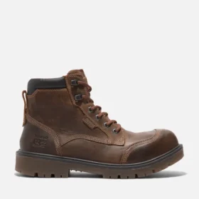 Bottes de travail Whitman 6-Inch Boot à embout de protection pour hommes – Marron foncé
