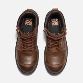 Bottes de travail Whitman 6-Inch Boot à embout de protection pour hommes – Marron foncé