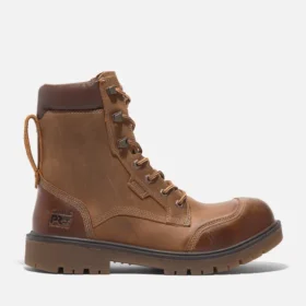 Bottes de travail Whitman 8 pouces à embout composite pour homme – Marron