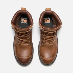 Bottes de travail Whitman 8 pouces à embout composite pour homme – Marron