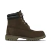 Bottes à double col de 15 cm « Nubuck chocolat noir »
