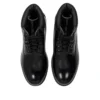 Bottes en cuir verni imperméables Premium Waterproof de 15 cm « Noir »