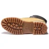 Bottes haut de gamme 6 pouces en cuir et tissu « Nubuck blé et noir »