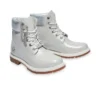 Bottes Heritage 6-Inch imperméables « Gris clair pleine fleur avec col argenté »