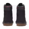 Bottes Heritage 6-Inch imperméables « Nubuck noir avec motif à carreaux rose-bleu sarcelle »
